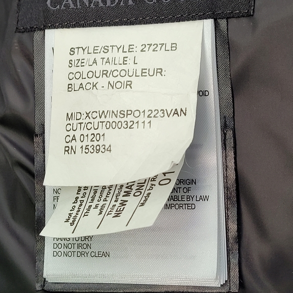 Canada Goose HYBRIDGE PERREN  Black Label sz Large - Picture 12 of 16